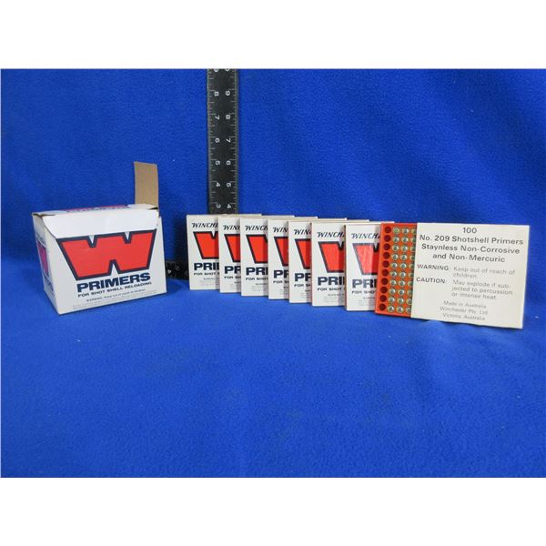 Winchester No. 209 Shotshell Primers (Pick Up or Ship by UPS Only)