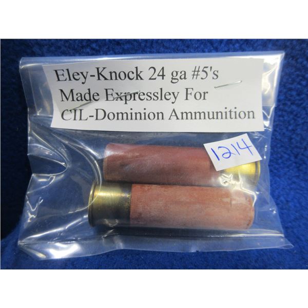 Collector Ammo - 24 Ga. Eley-Kynoch (Pick Up or Ship by UPS Only)