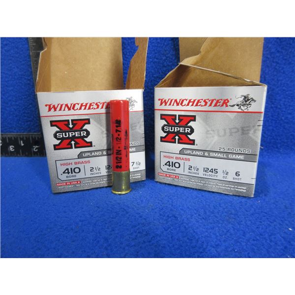 410 Ga. 2 1/2" 7 1/2 Shot Winchester (Pick Up or Ship by UPS Only)