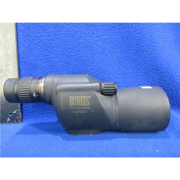 Burris Compact 12x-24x-50mm Spotting Scope - Appears Clear