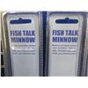 Image 2 : NEW - 4 Fish Talk Minnow Lures - Assorted Colors, 100g & 130g