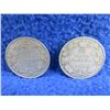 Image 1 : 2 Canadian 25 Cent Coins - .925 Silver - 1912, 1913