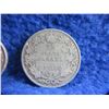 Image 3 : 2 Canadian 25 Cent Coins - .925 Silver - 1912, 1913