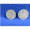 Image 1 : 2 Canadian 25 Cent Coins - .925 Silver - 1918 x 2