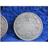 Image 3 : 2 Canadian 25 Cent Coins - .925 Silver - 1918 x 2