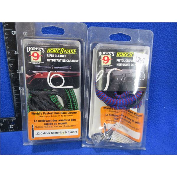NEW - 2 Hoppe's Bore Snakes - .22 Caliber