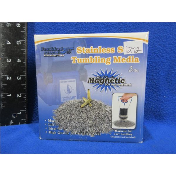 NEW - Frankford Arsenal Stainless Steel Tumbling Media - 5 Lbs