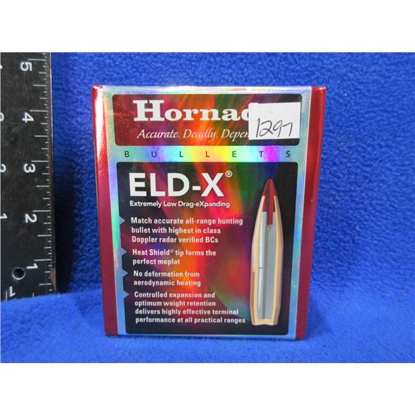 7MM .284" 162gr ELD-X Hornady Bullets - Sealed Box of 100