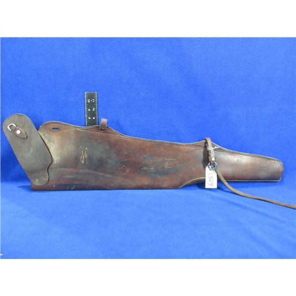 Hunters Leather Saddle Scabbard
