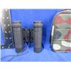 Image 2 : Unknown Compact 10x25 Binoculars w/ Carry Case - Appear Clear