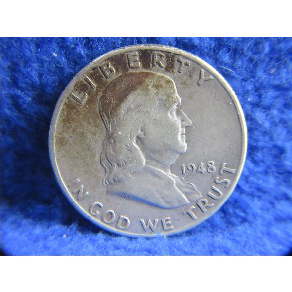 1948 USA "Franklin Half Dollar" - .900 Silver