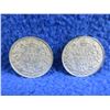 Image 1 : 2 Canadian 25 Cent Coins - .800 Silver - 1929, 1933