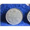 Image 2 : 2 Canadian 25 Cent Coins - .800 Silver - 1929, 1933