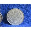 Image 3 : 2 Canadian 25 Cent Coins - .800 Silver - 1929, 1933