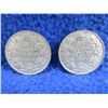 Image 1 : 2 Canadian 25 Cent Coins - .800 Silver - 1929, 1932