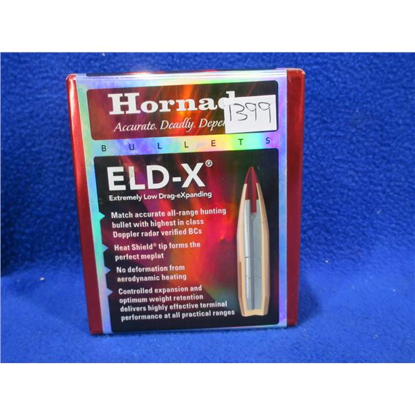 30 Cal. .308" 212gr ELD-X Hornady Bullets - Sealed Box of 100