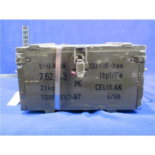 7.62X39 Military Cartridges (PICK UP ONLY) - Sealed Crate of 1200