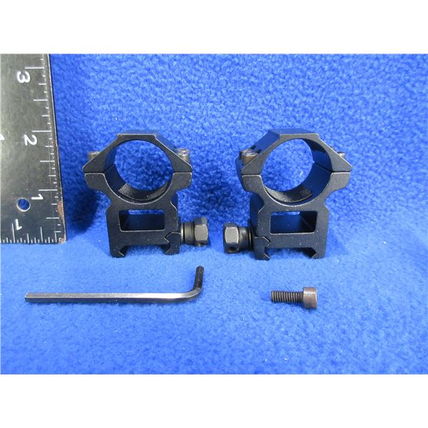 NEW - 1  See-Thru Scope Rings