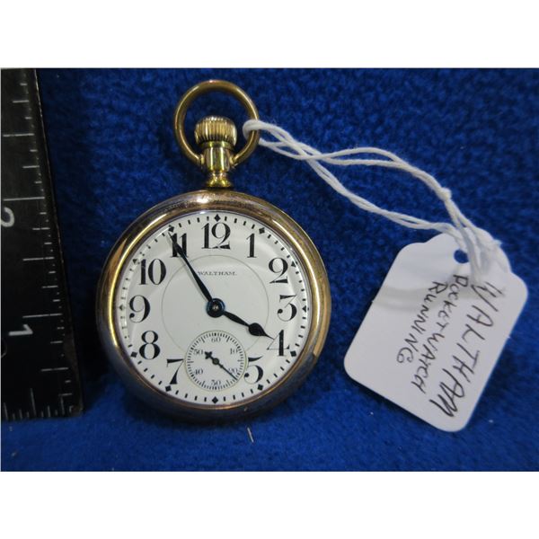Vintage Waltham Pocket Watch - Tested Working
