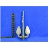 Image 1 : Vintage Solid Brass Boat Anchor - Approx. 4 lb 3 oz
