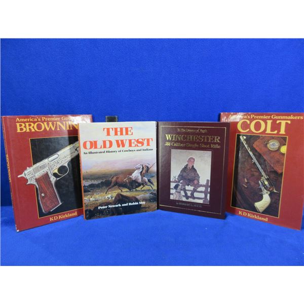 4 Books - Colt, Browning, Winchester, The Old West