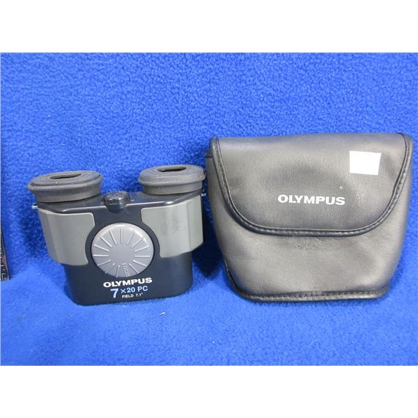 Olympus 7x20 PC Compact Binoculars w/ Soft Case - Appear Clear