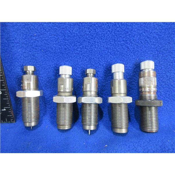 5 Lee Dies - Expander L-6, 40 S&W-A1, 10/40 S&W 10, 44 Spl C-1, 44-44M-D1