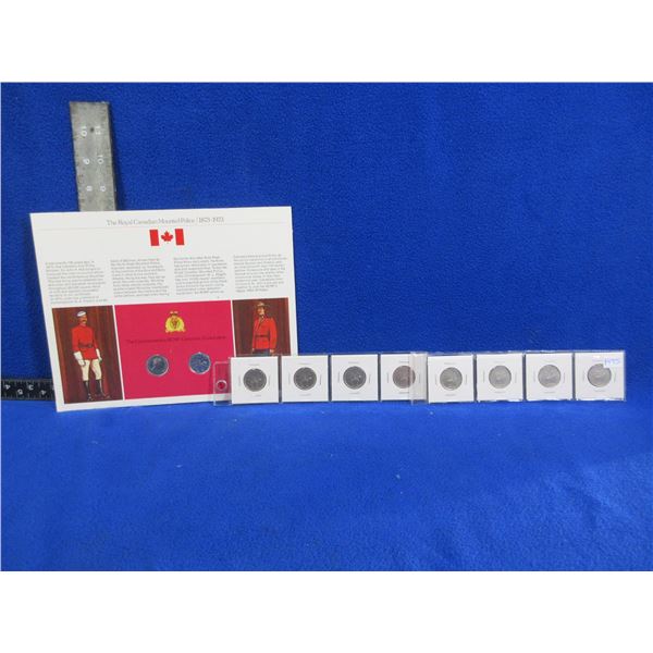 10 - 1873-1973 Canadian RCMP Centennial 25 Cent Pieces