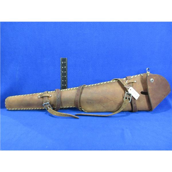 Leather Rifle Scabbard - Idaho Leather Co. 803L 24 - 36" Length