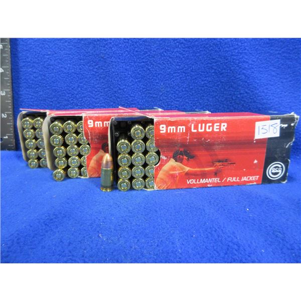 9MM Luger 124gr FMC Geco (Pick Up or Ship by UPS Only)