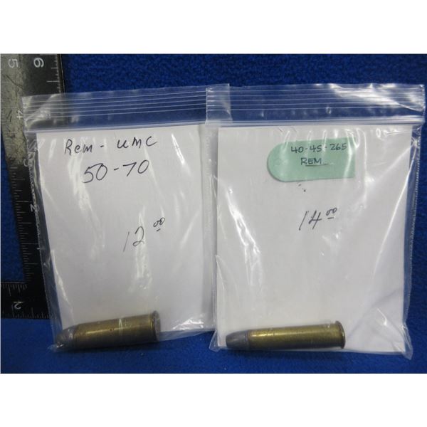 Collector Ammo - 2 Cartridges (Pick Up or Ship by UPS Only)