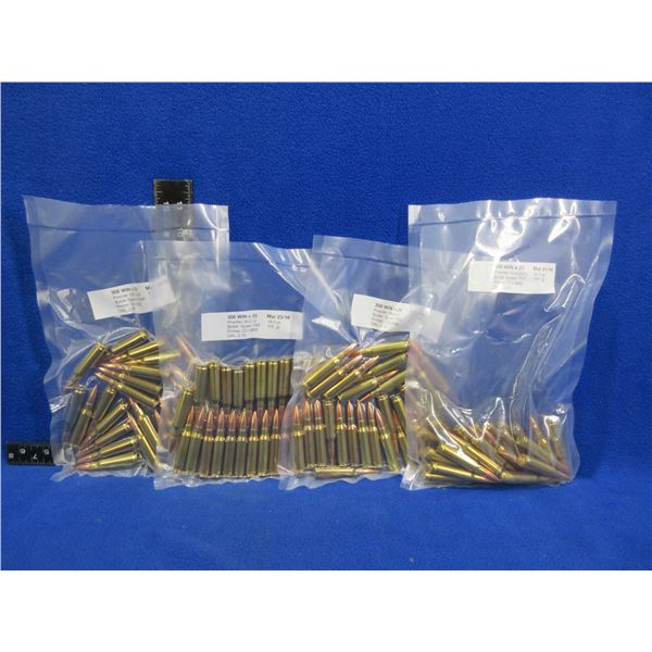 308 Win. Reloads - 4 Bags of 25 (Pick Up or Ship by UPS Only)