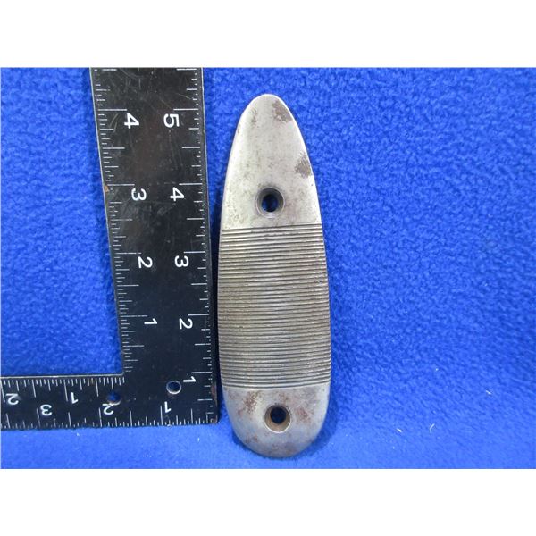 Unknown Metal Butt Plate - 3" C/C