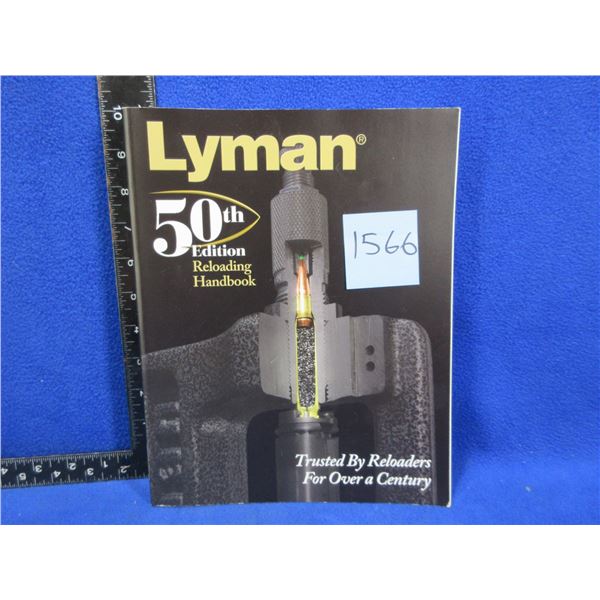 1 Book - Lyman 50th Edition Reloading Handbook