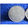 Image 2 : 2 Canadian 25 Cent Coins - .800 Silver - 1921, 1929