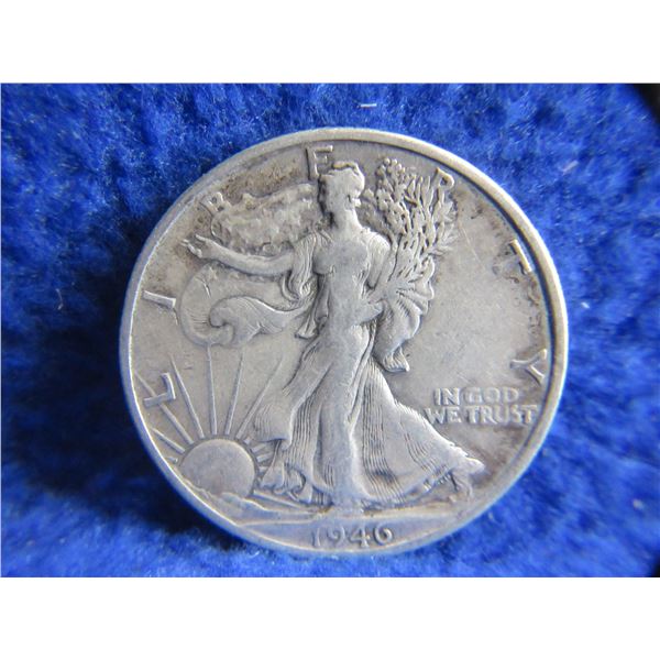 1946 USA "Walking Liberty Half Dollar" - .900 Silver