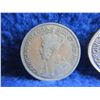 Image 5 : 2 Canadian 25 Cent Coins - .800 Silver - 1920, 1933