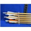 Image 4 : 12 Wood Arrows with Field Points - 29" Length