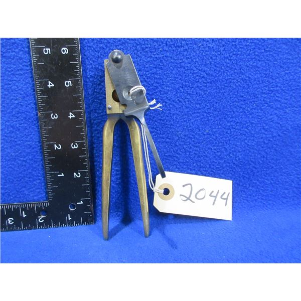 423 Cal. Brass Single Cavity Bullet Mold - Mics out at .423"