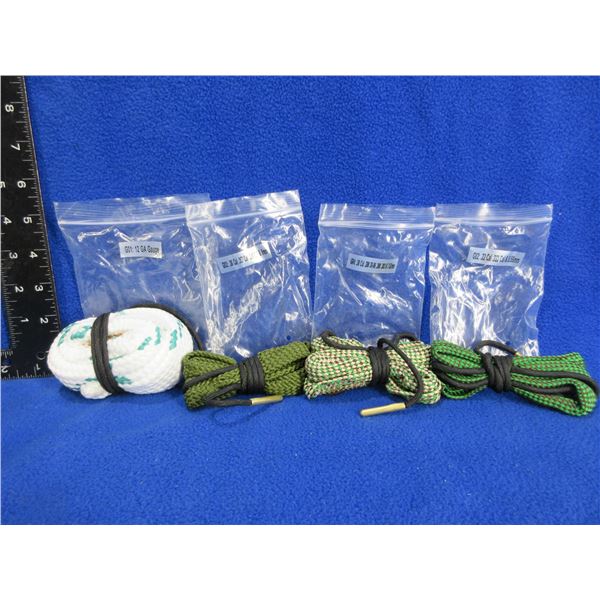 NEW - 4 Pull Thrus - 12 Ga., 22 Cal., 30 Cal., 38 Cal./9MM