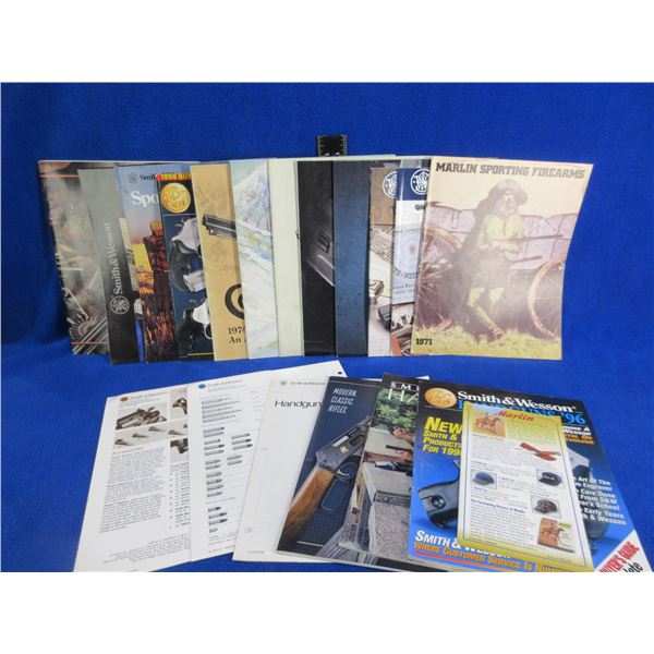 19 Assorted Firearms Magazines/Catalogs - Smith & Wesson, Colt, Marlin