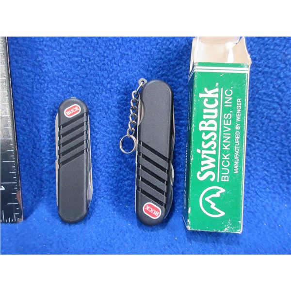 2 SwissBuck Folding Pocket Knives - Appear New