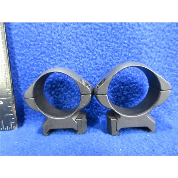 30MM Medium Steel Scope Rings - Dark Grey