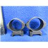 Image 1 : 30MM Medium Steel Scope Rings - Dark Grey