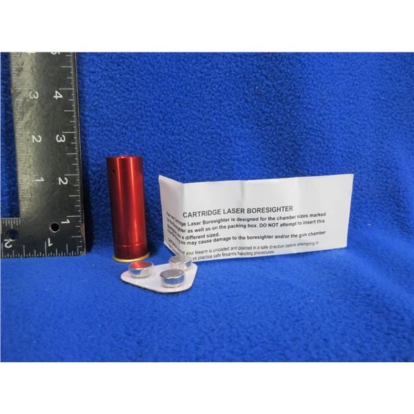 NEW - 12 Gauge Cartridge Red Laser Bore Sight with Batteries