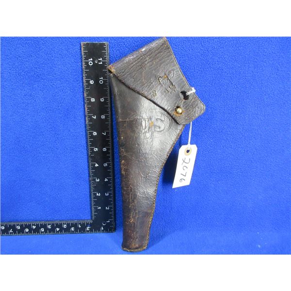 Vintage Indian Wars Us Army 1881 Pattern Revolver Leather Holster
