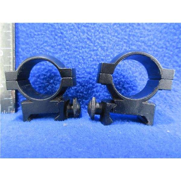1" Medium Aluminum Scope Rings