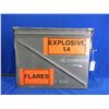 Image 1 : Large Metal Ammo Box - 17 1/4" x 7 1/2" x 14" High