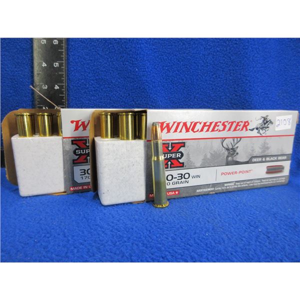 30-30 Win. 170gr PP Winchester (Pick Up or Ship by UPS Only)