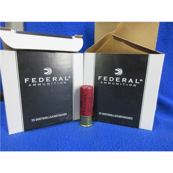 12 Ga. 2 3/4" 00 Buck Federal Shotshells (Pick Up or Ship by UPS Only)